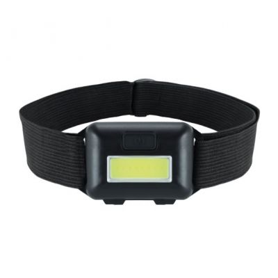 Latarka czołowa czołówka PIN LED 1W 100lm 6500K b. zimna 3xAAA czarny IDEUS (04833)